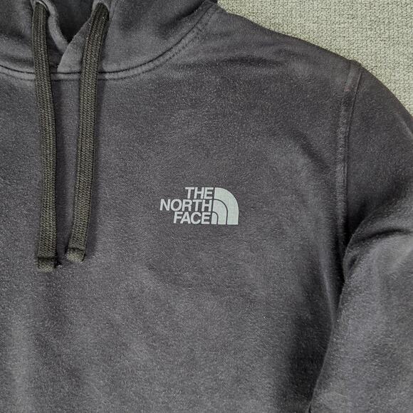 THE NORTH FACE MENS BLACK NEVER STOP EXPLORING HOODIE SIZE SMALL FLEECE - Picture 2 of 9